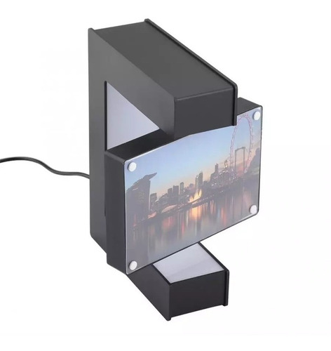 Porta Retrato Flutuante Magnético Com Led Pronta Entrega