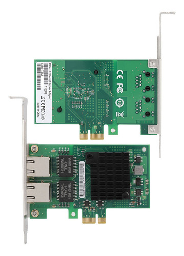 Placa De Rede Pci-e I350t2m Pcie Com Porta Dupla Para Chip I