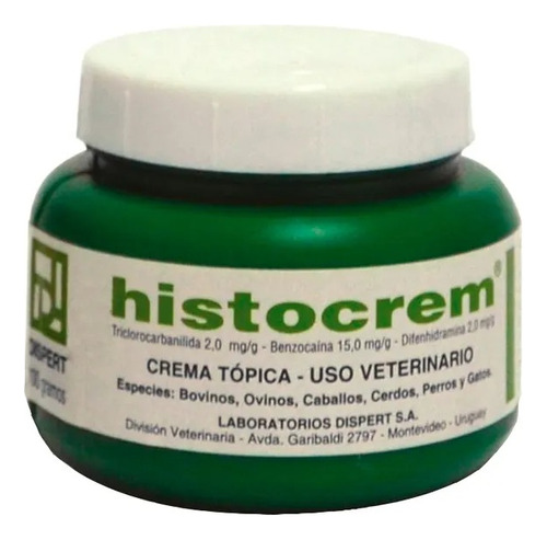 Crema Podérmica, Anestésica Y Cicatrizante Histocrem 450 Grs