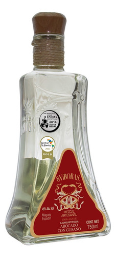 Mezcal 8 VĂboras Abocado Con Gusano
