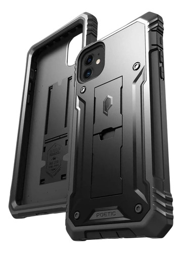 Case iPhone 11 Antishock Protector 360° Con Mica Con Parante