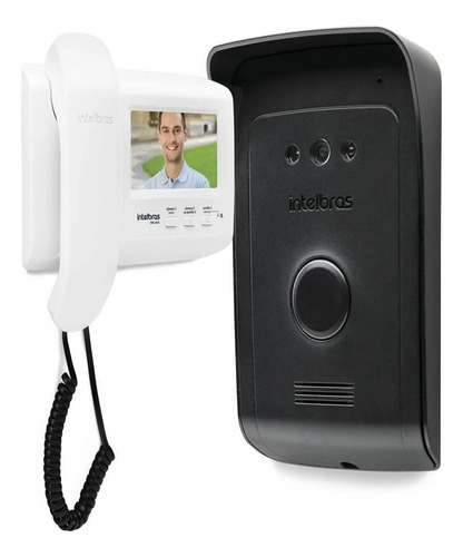 Interfone Video Porteiro Ivr 1010 Intelbras Cabo 25 Metros