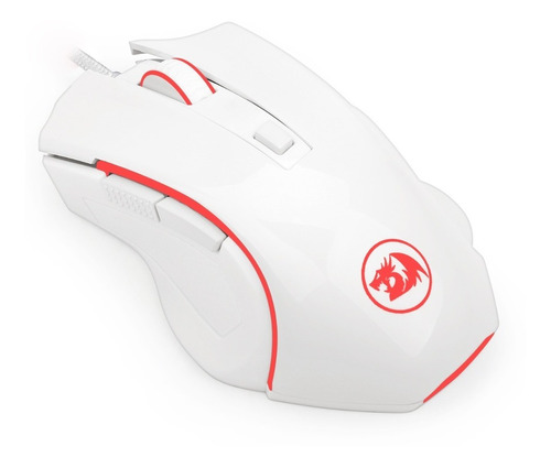Imagem 1 de 8 de Mouse Gamer Redragon Nothosaur Branco M606w - N