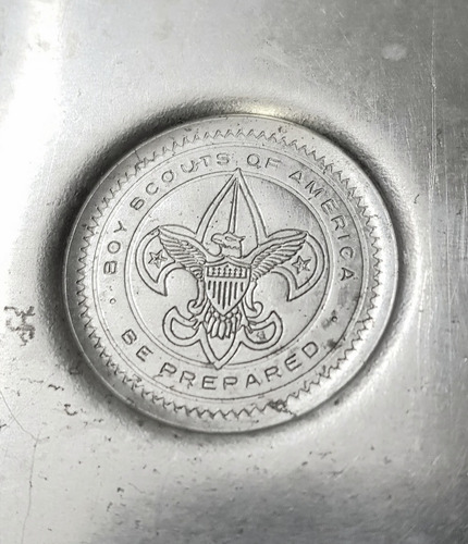 Cantimplora Aluminio 1,3 Lts. Scouts De America,23x10,5x7 Cm (Usado)
