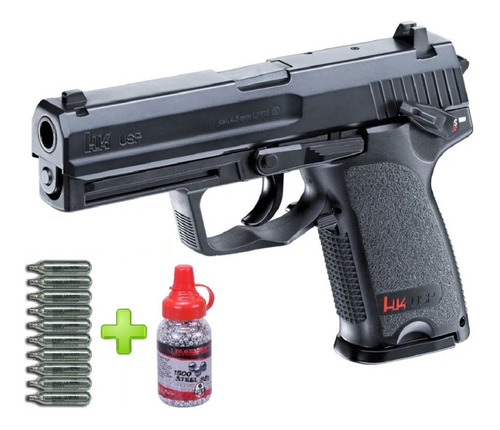 Pistola Aire Heckler & Koch Usp 22t + Balines + Garrafas