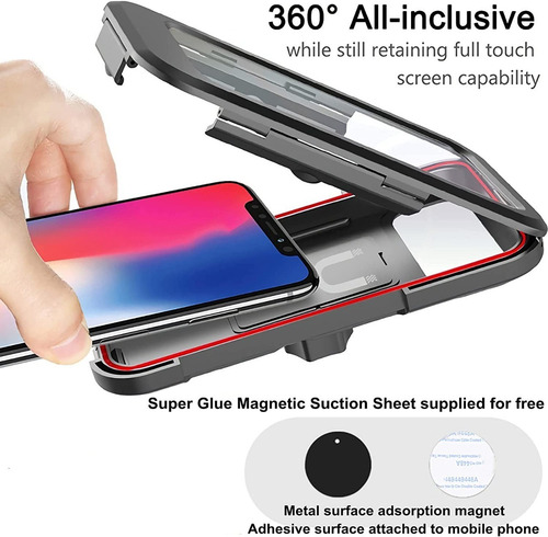 Imagen 3 de 10 de Soporte Para Celular Moto Y Bici 360 Impermeable Resistente