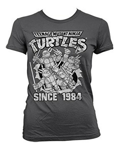 Camiseta De Mujer Tortugas Ninja Oficial Tmnt 1984