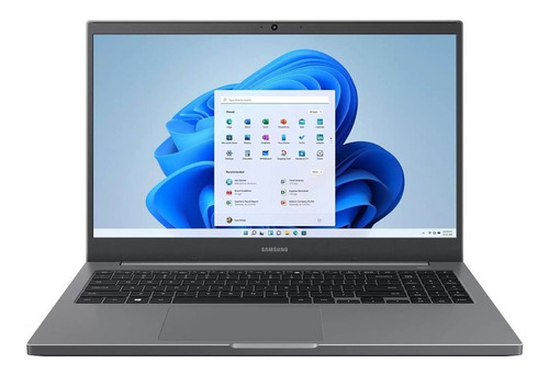 Notebook Samsung Book NP550XDZ cinza 15.6", Intel Celeron 6305  4GB de RAM 500GB HDD, Intel UHD Graphics Xe G4 48EUs 1920x1080px Linux