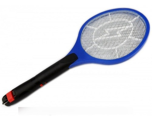 Kit de 2 raquetas eléctricas para matar mosquitos, recargables, color azul