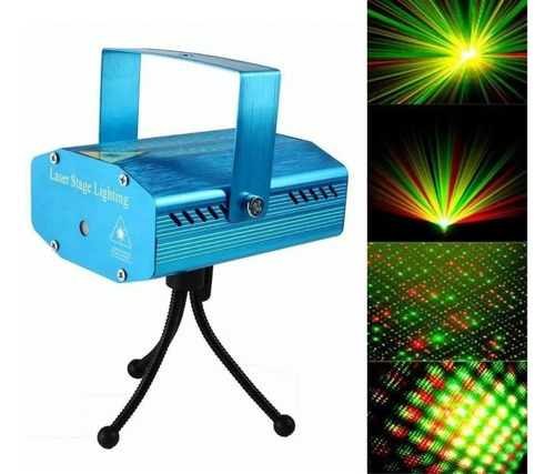 Mini Proyector Lluvia Laser Audio Rítmico  Luces Fiesta 