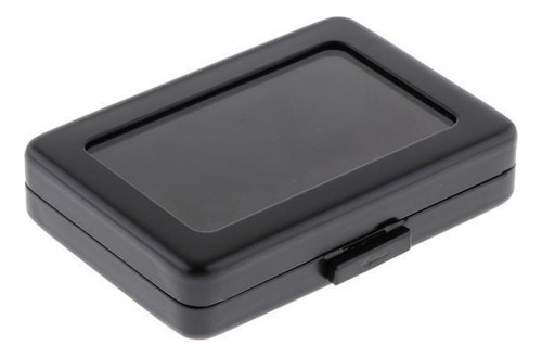 3 Joyero Portátil Caja De Presentación De Caja De Negro