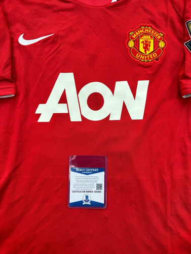 Camiseta Autografiada Wayne Rooney Con Certificado Beckett