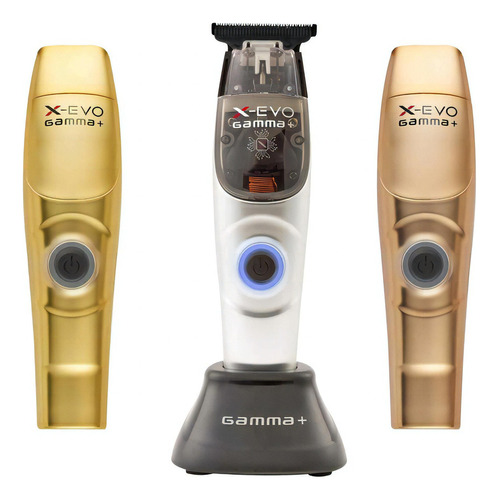 Terminadora Profesional Gamma+® Trimmer X-evo Recargable Color Plateado