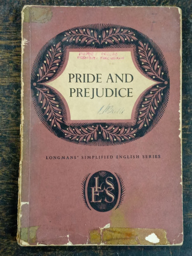 Imagen 1 de 3 de Pride And Prejudice * Jane Austen * Longmans *