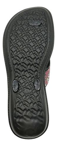 Sandalia Dama Thong Flores Playa Moda Elegante Talla 23 A 26