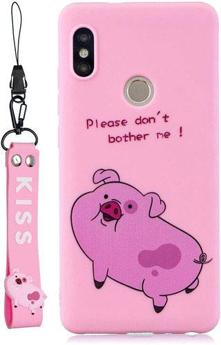 Cute Pig Para Xiaomi Redmi Note5 Pro Funda Con Dibujos Anima