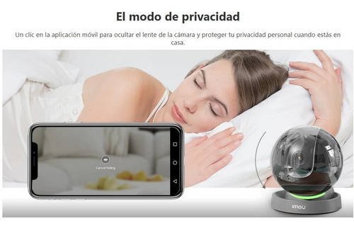 Imagen 8 de 10 de Cámara Ip Imou Pt Rex 4mp 3.6mm Ir10 Wifi Microsd Ai Audio