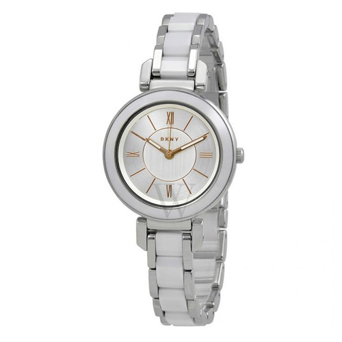 Reloj Analógico Marca Donna Karan Modelo: Ny2588 Color Plata