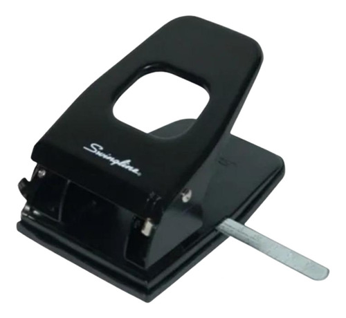 Perforadora Swingline Ajustable Acco 390 De 2 Orificios Color Negro