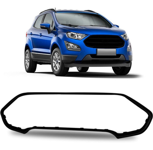 Moldura Grade Radiador Ecosport 2017 2018 2019 Preto