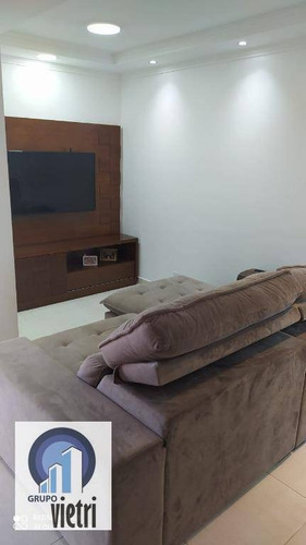 Imagem 6 de 23 de Cobertura Com 3 Dormitórios À Venda, 64 M² Por R$ 480.000,00 - Parque Maria Domitila - São Paulo/sp - Co0070