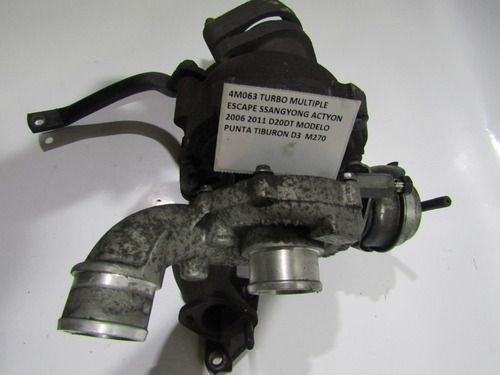Turbo Multiple Escape Ssangyong Actyon 2006 2011 (Usado)