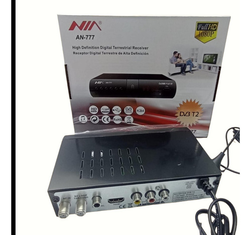 Decodificador Nia Tdt Receptor Tv Digital Dvb Hdmi Antena