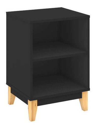 Mesa Lateral,auxiliar,de Apoyo Bertolini Le 6005 Negro