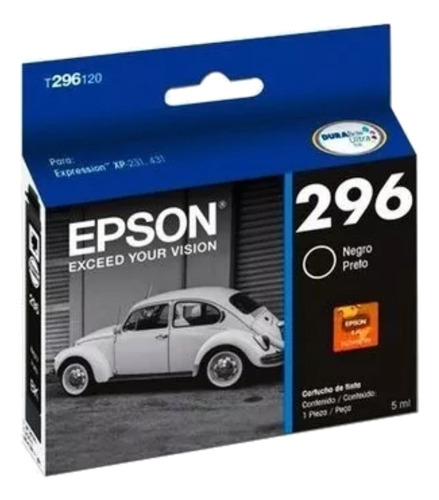 Tinta Epson 296 T269120 Color Negro Xp231/xp431