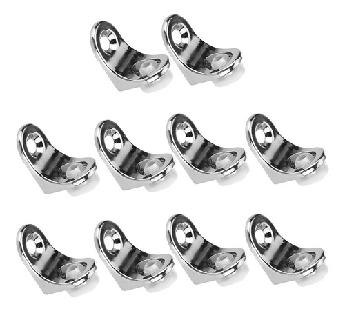 Imagen 3 de 9 de 10pcs Soporte Clip De Fijación Fijar Estante Cristal Vidrio