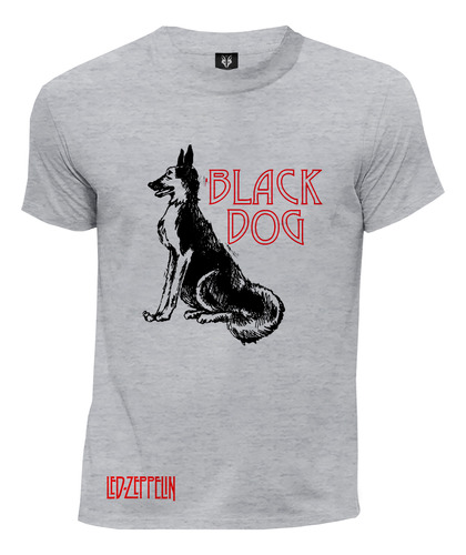 Camiseta Hard Rock Angel Black Dog Led Zeppelin 