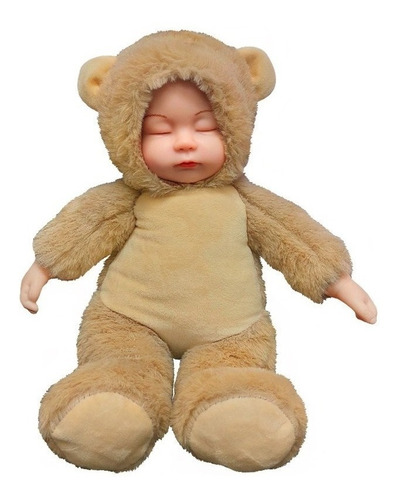 Muñeco Peluche Dormilón Ted Reborn Lovey Baby 35cm Niñas