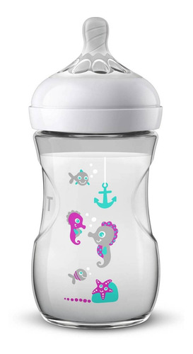 Kit Paquete De 4 Biberones Avent 9 Onzas Natural Sea Edition Nombre Del Diseño Animales Color Edición Marina