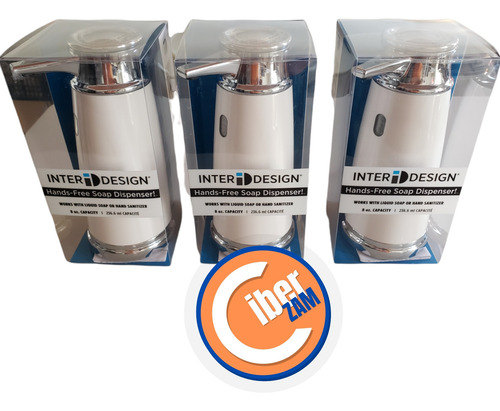 3 Dispensadores Sensor Automatico P/gel Antibacterial /jabón