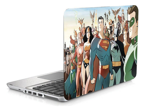 Skin Adesivo Protetor Notebook 17,3 Liga Da Justiça Batman