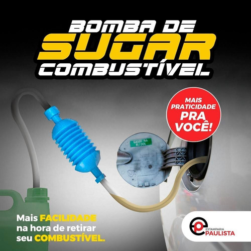 Bomba Para Sugar Retirar Combustível Automotiva Universal