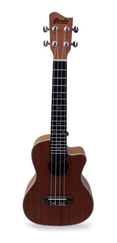 Omaha Ukulele 24 Concert Dmi-uc-300c ,cuerpo De Sapele