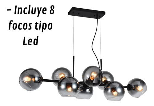 Lámpara Colgante Led Orion De Empire Lighting, Moderna Dorado