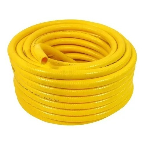 Manguera Pvc Amarilla Cloaca Desagote 1 1/2 38mm 30 Mts