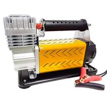 Comprar Inflador Compresor Daza Dzjb89 De Aire Portátil 12v 150 Psi A Bateria Para Auto 4x4 Bici Moto 160 Lts\u002Fmin Incluye Accesorios Manometro Color Amarillo
