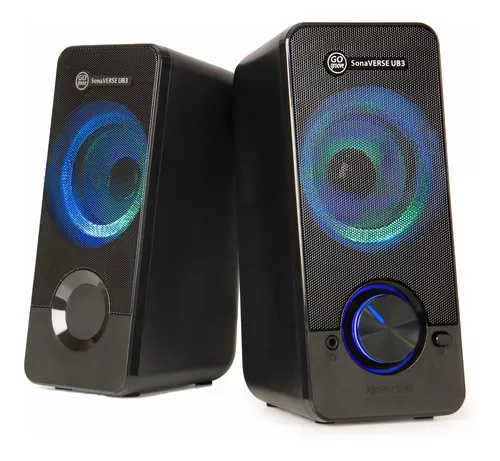 Gogroove Ub3 - Altavoces Led Para Ordenador De Sobremesa Y P