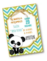 Comprar Kit Imprimible Osito Panda Mod.10 Personalizado Candy Bar