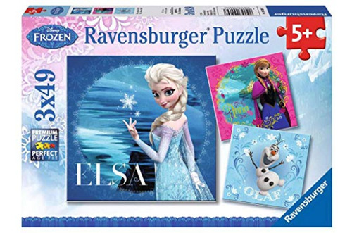 Rompecabezas Ravensburger Disney Frozen (3 X 49 Piezas)