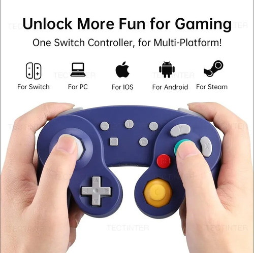 Control Nintendo Switch Versión Gamecube Bluetooth Smash Bro