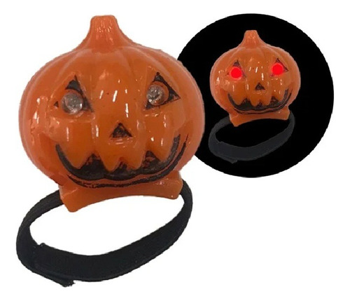 Anillo Luminoso Halloween Varios Modelos X 5