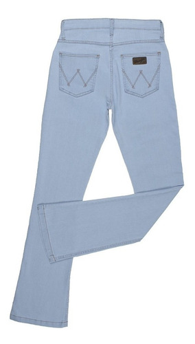 Calça Jeans Delavê Feminina Flare Com Elastano Original West