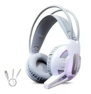 Fone De Ouvido Gamer Microfone Maxaudio M2 Celular Pc Branco