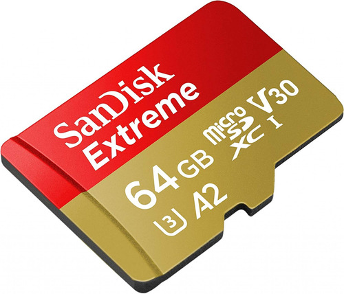 Memoria Micro Sd Sandisk Extreme A2 64gb Sdxc C10 4k Gopro