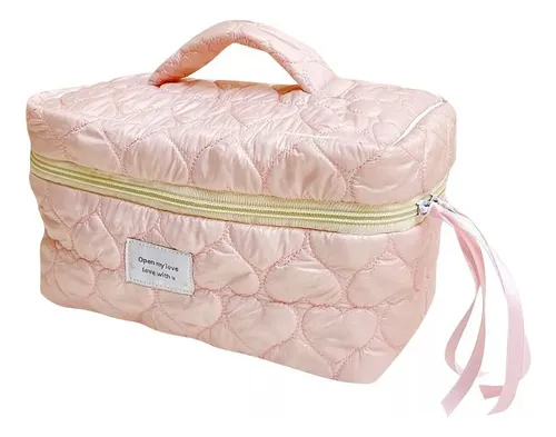Bolsa De Cosméticos, Bolsa De Lavado, Bolsitas De Maquillaje Color Rosa