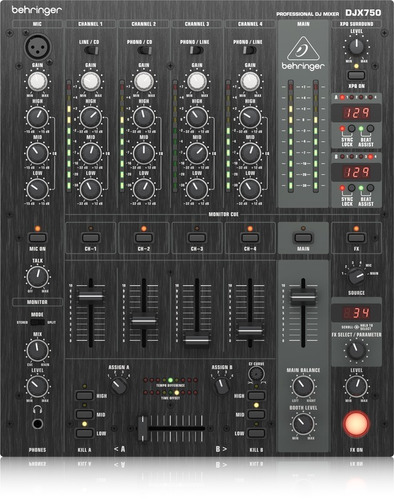 Mixer Dj Behringer Djx750 Para Salones Boliches Envio Cuotas